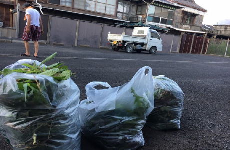 竹灯りイベント準備